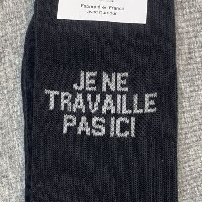 Félicie Aussi - Chaussettes Homme je ne travaille pas ici