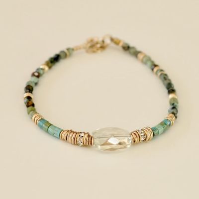 Poemia bracelet anna en citrine turquoise