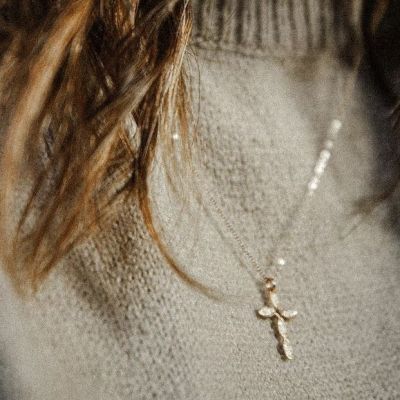 Collier croix Céleste Poëmia