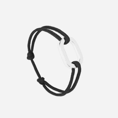 Le Vent a la Française Bracelet Plat - Noir