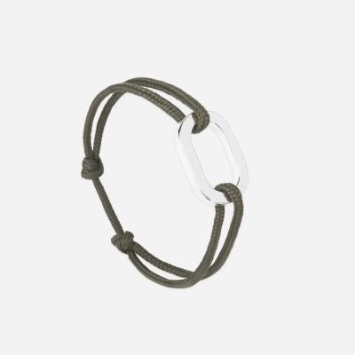 Le Vent a la Française Bracelet Plat - Kaki