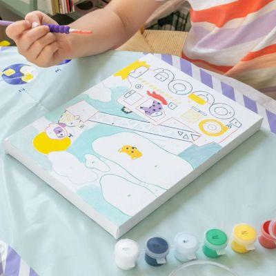 Coffret peinture Au Numéro pour enfant 4+ - Wouf