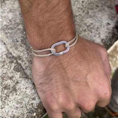 Le Vent a la Française Bracelet Plat - Beige