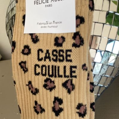 Félicie Aussi - Chaussettes Casse Couille Léopard