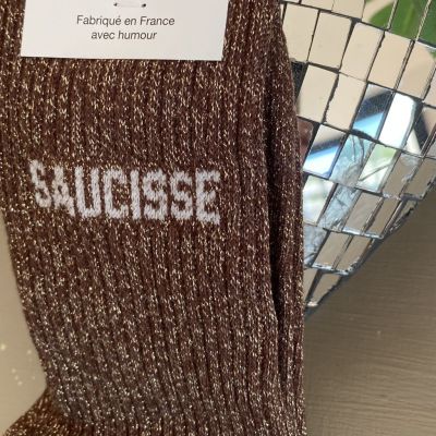 Félicie Aussi - Chaussettes Saucisse à Paillettes