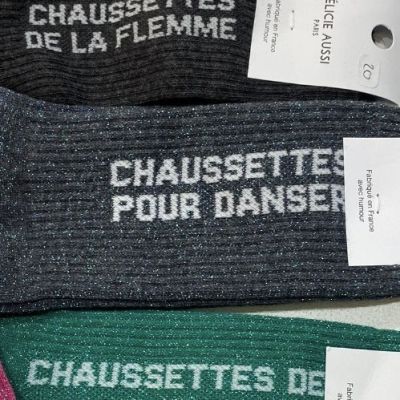 Félicie Aussi - Chaussettes pour Danser à Paillettes