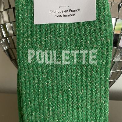 Félicie Aussi - Chaussettes paillettes Poulette