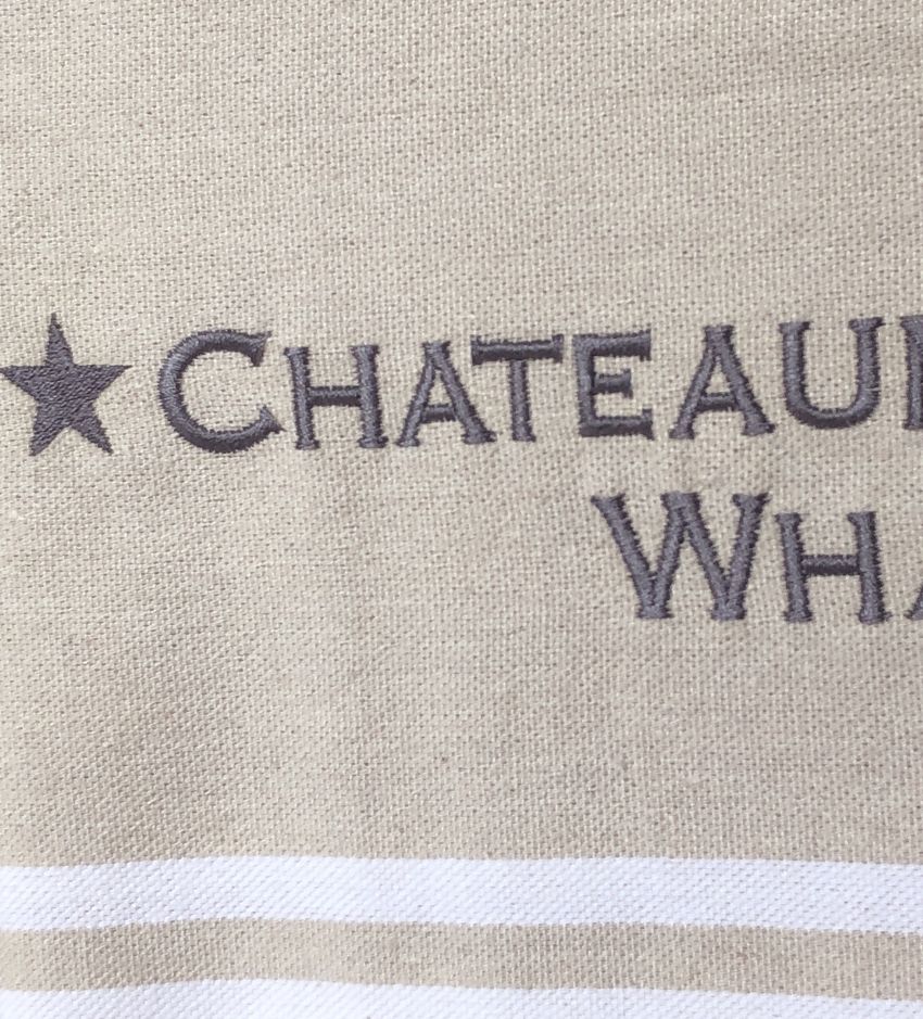 Fouta Drap De Bain Personnalisé Chateauneuf Du Pape