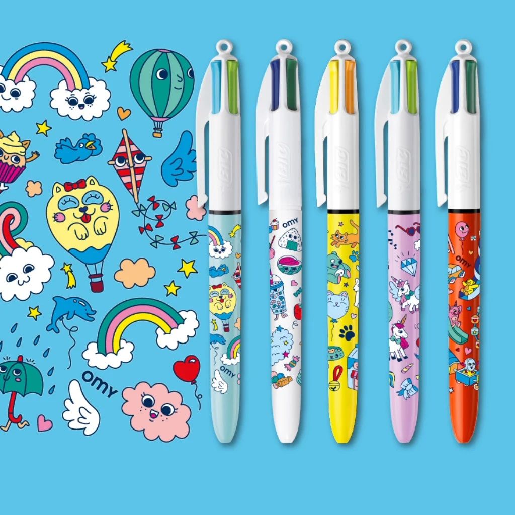 Stylo bic 4 couleurs personnalisé - Made in France - BIC 4 COLOURS